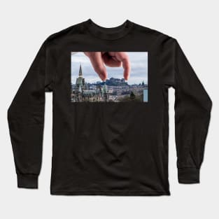 Edinburgh Castle - a different perspective! Long Sleeve T-Shirt